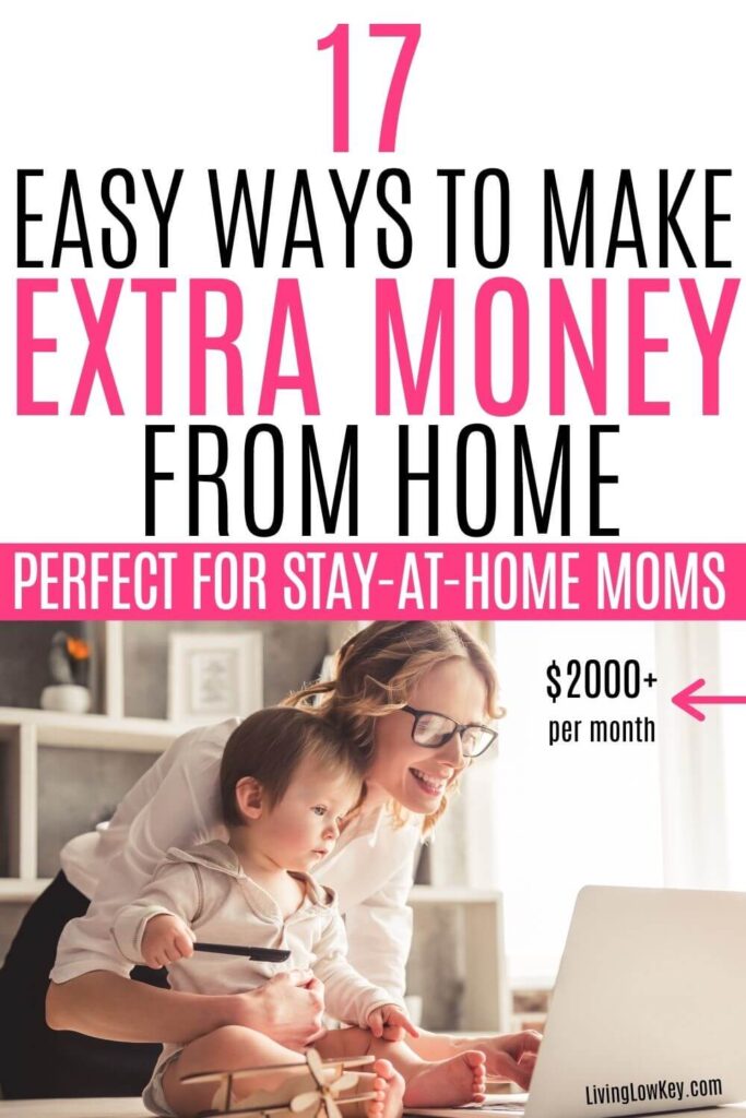 Easy Side Hustle Earn From Home Home Based Business Where You Can Make Your Own Hours For Stay At Home Moms While Your Kids Study